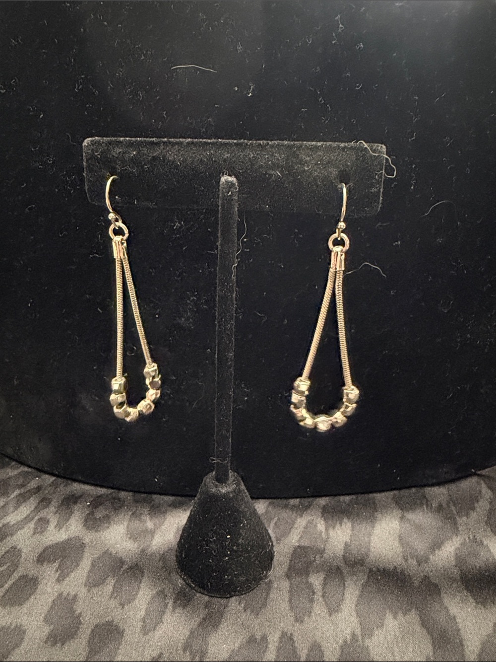 Delicate Bead Drop Earrings - Elegant